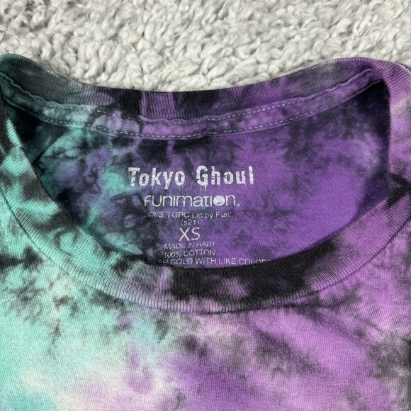 Tokyo Ghoul Shirt Mens Extra Small Anime Graphic Tee Ken Split Face Streetwear - Picture 3 of 4